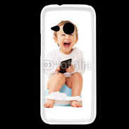 Coque HTC One Mini 2 Bébé accro au mobile