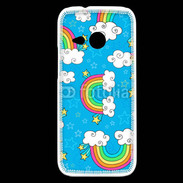 Coque HTC One Mini 2 Ciel Rainbow