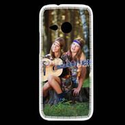 Coque HTC One Mini 2 Hippie et guitare 5