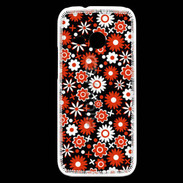 Coque HTC One Mini 2 Fond motif floral 750 