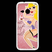 Coque HTC One Mini 2 Dessin femme sexy style Betty Boop