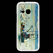 Coque HTC One Mini 2 Peinture bateau de pêche