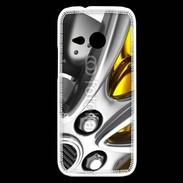 Coque HTC One Mini 2 Jante étrier de frein jaune