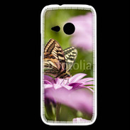 Coque HTC One Mini 2 Fleur et papillon