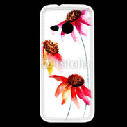 Coque HTC One Mini 2 Belles fleurs en peinture