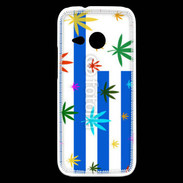 Coque HTC One Mini 2 Drapeau Uruguay cannabis