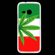 Coque HTC One Mini 2 Drapeau italien cannabis