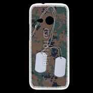 Coque HTC One Mini 2 plaque d'identité soldat américain