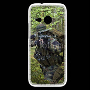 Coque HTC One Mini 2 Militaire en forêt