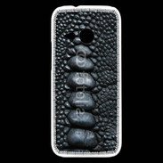Coque HTC One Mini 2 Effet crocodile noir