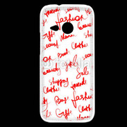 Coque HTC One Mini 2 Fashion mots