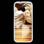 Coque HTC One Mini 2 Femme blonde fashion glamour
