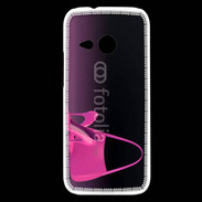 Coque HTC One Mini 2 Escarpins et sac à main rose