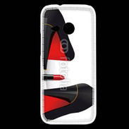 Coque HTC One Mini 2 Escarpins et tube de rouge à lèvres