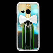 Coque HTC One Mini 2 Bouteille de champagne avec noeud