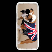 Coque HTC One Mini 2 Bulldog anglais en tenue