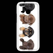 Coque HTC One Mini 2 Alignement de petits chiens