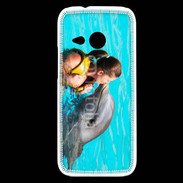 Coque HTC One Mini 2 Bisou de dauphin