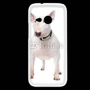Coque HTC One Mini 2 Bull Terrier blanc 600