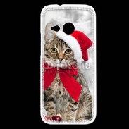 Coque HTC One Mini 2 chat de noël 500