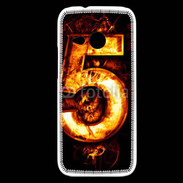 Coque HTC One Mini 2 Cinq en feu