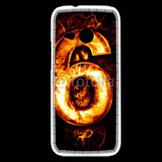 Coque HTC One Mini 2 Six en feu