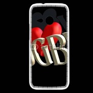 Coque HTC One Mini 2 J'aime le rugby 2