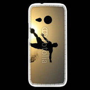 Coque HTC One Mini 2 beach soccer couché du soleil