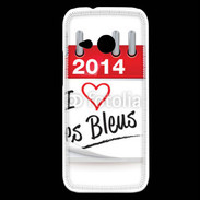 Coque HTC One Mini 2 J'aime les bleus 2014