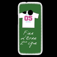Coque HTC One Mini 2 Deuxième ligne D Bonus offensif Vert