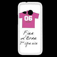 Coque HTC One Mini 2 Troisième ligne G Bonus offensif-défensif Blanc
