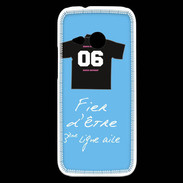 Coque HTC One Mini 2 Troisième ligne G Bonus offensif-défensif Bleu 2