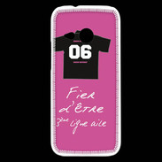 Coque HTC One Mini 2 Troisième ligne G Bonus offensif-défensif Rose 2