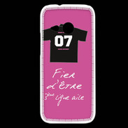 Coque HTC One Mini 2 Troisième ligne D Bonus offensif-défensif Rose 2