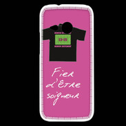 Coque HTC One Mini 2 Soigneur Bonus offensif-défensif Rose 2