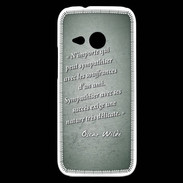 Coque HTC One Mini 2 Sympathiser Vert Citation Oscar Wilde