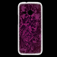 Coque HTC One Mini 2 Skull and bones Rose