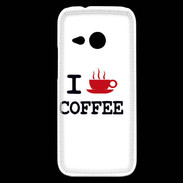 Coque HTC One Mini 2 I love Coffee