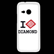 Coque HTC One Mini 2 I love Diamond