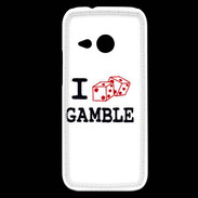 Coque HTC One Mini 2 I love Gamble