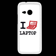 Coque HTC One Mini 2 I love Laptop