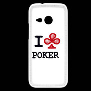 Coque HTC One Mini 2 I love Poker Club