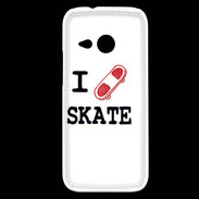 Coque HTC One Mini 2 I love Skate