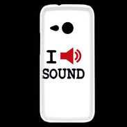 Coque HTC One Mini 2 I love Sound