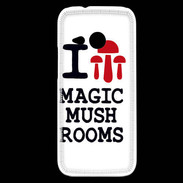 Coque HTC One Mini 2 I love Mushrooms