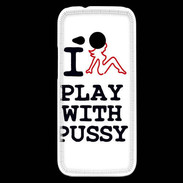 Coque HTC One Mini 2 I love Play Pussy