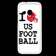 Coque HTC One Mini 2 I love US Football