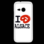 Coque HTC One Mini 2 I love Alsace 2