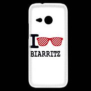 Coque HTC One Mini 2 I love Biarritz 2