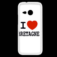 Coque HTC One Mini 2 I love Bretagne